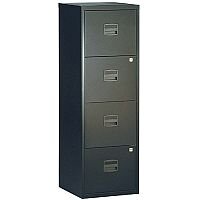 Bisley A4 Personal 4-Drawer Filer Black BY31003 Bisley A4 Personal 4-Drawer Filer Black BY31003