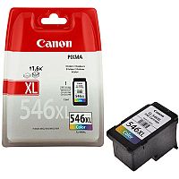 Canon CL-546XL (8288B001) 3 Colours: Cyan, Magenta, Yellow High Yield Ink Cartridge Original - for PIXMA MG2550, MG2555, MG2950, MG3050, MG3051, MG3052, MG3053, TS205, TS305, TS3150, TS3151