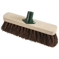 Jantex Wooden Broom Head Stiff Bassine 12in