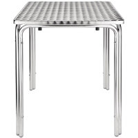 Bolero Steel and Aluminium Square Leg Table 600mm
