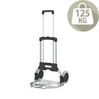 Compact Folding Truck With Rubber Wheels Capacity 90kg 356193 Compact Folding Truck With Rubber Wheels Capacity 90kg 356193