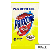 Parozone Toilet Cleaning Wipes Flushable Pack of 8 KJEYSJY02058 Parozone Toilet Cleaning Wipes Flushable Pack of 8 KJEYSJY02058