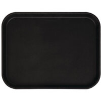 Cambro Camtread Fibreglass Rectangular Non-Slip Tray Black 457mm