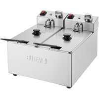 Buffalo Twin Tank Twin Basket 2x3Ltr Countertop Fryer 2x2kW