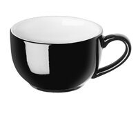 Olympia Cafe Cappuccino Cups Black 340ml (12 Pack)