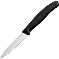 Victorinox Paring Knife  Pointed Tip Black 8cm