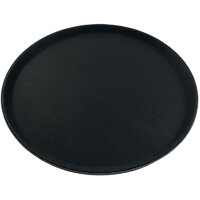 Beaumont Non-Slip Round Tray Black 406mm