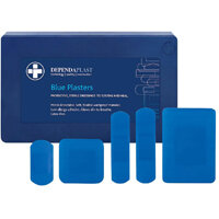 Beaumont Dependaplast Blue Plasters Assorted Sizes (Pack of 100)