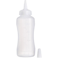 Araven Mini Squeeze Sauce Bottle 250ml White