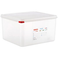 Araven Polypropylene 2/3 Gastronorm Food Storage Container 19Ltr (Pack of 4)