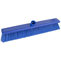 Jantex Hygiene Broom Soft Bristle Blue 18in