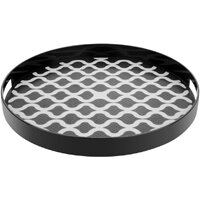 Olympia Kristallon Polycarbonate Round Non Slip Tray with Handles 405mm