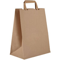 Vegware Compostable Recycled Paper Carrier Bags Large (250 pack)