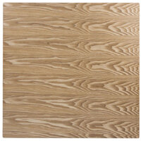Bolero Pre-drilled Square Table Top Natural Ash Veneer 700mm