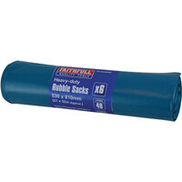 Faithfull Blue Heavy-Duty Rubble Sacks Roll of 6, Single Pack