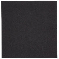 Fiesta Recyclable Cocktail Napkin Black 24x24cm 2ply 1/4 Fold (4000 Pack)