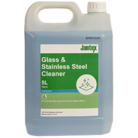 Jantex Green Glass & Stainless Steel Cleaner Concentrate, 5L, Single Pack