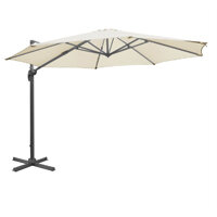 Bolero Venice Heavy Duty Parasol Cream 3.5m