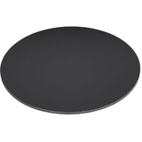 Bolero Matte Black Round Outdoor Table Top 600mm