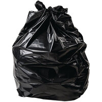 Jantex Pack of 500 Small Black Bin Liners 40Ltr