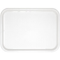 Olympia Kristallon Polypropylene Fast Food Tray White Medium 415mm