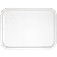 Olympia Kristallon Polypropylene Fast Food Tray White Large 450mm