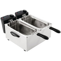Caterlite Light Duty Twin Tank Twin Basket Electric Fryer 2x2kW