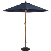 Bolero Round Parasol 2.5m Diameter Navy Blue