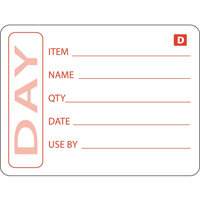 Vogue Dissolvable Prepared Food Labels (Pack of 250)
