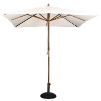 Bolero Square Pulley Parasol 2.5m Wide Cream