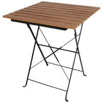 Bolero Faux Wood Bistro Table Square 600mm