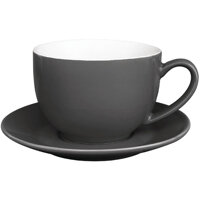 Olympia Cafe Cappuccino Cup Charcoal - 340ml 11.5fl oz (Box 12)