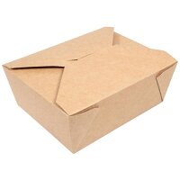 Vegware Compostable Paperboard Food Boxes No.8 1300ml / 46oz (Pack of 300)