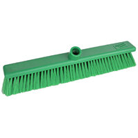 Jantex Hygiene Broom Soft Bristle Green 18in