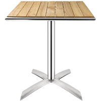 Bolero Ash Flip Top Square Bistro Table 600mm