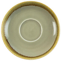 Olympia Kiln Cappuccino Saucer Moss 160mm (Pack of 6)