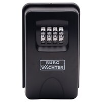Burg Wachter 20 SB Key Safe Storage Box With Max 12cm Key Black 135 x 83 x 46mm