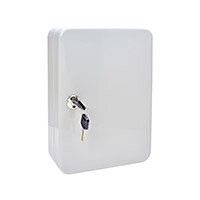 Burg Wachter KC 48 Key Cabinet 48 Hooks Light Grey Key Lock H250 x W180 x D80mm