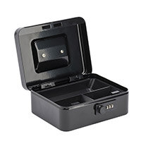 Burg Wachter  Cash Box 8" Black Combination Lock H90 x W200 x D160mm