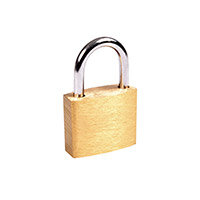 Burg Wachter BPL 130 Brass Economy Padlock 30mm with Standard Shackle