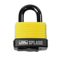 Burg Wachter  SPLASH 470 45 Y SB 48mm Weatherproof, Standard Shackle, Yellow