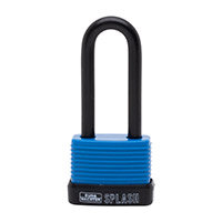Burg Wachter  SPLASH 470 HB 45 50 Blue SB 48mm Weatherproof, Long Shackle (50mm), Blue