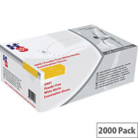 Disposable Powder Free Nitrile Examination Gloves White Large Pk 10x200 Handsafe GN92 Disposable Powder Free Nitrile Examination Gloves White Large Pk 10x200 Handsafe GN92