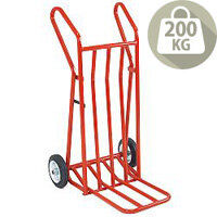 Hand Truck Heavy Duty Folding Footiron 400mm With Rubber Wheels Capacity 200Kg 309051 Hand Truck Heavy Duty Folding Footiron 400mm With Rubber Wheels Capacity 200Kg 309051