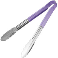 Hygiplas Colour Coded Serving Tong Purple 300mm