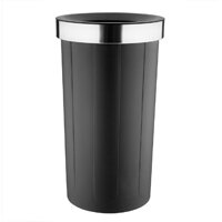 Bolero Bin with Open Lid Black 60Ltr