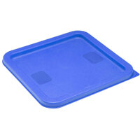 Hygiplas Square Food Storage Container Lid Blue Medium