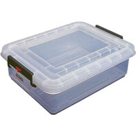 Araven Polypropylene Food Storage Container with Colour Clips 40Ltr