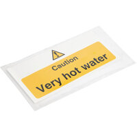 Vogue Caution Very Hot Water Sign
