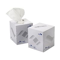 2Work Facial Tissues Cube Box 70 Sheet Box (Pack 24) KMAX10010 2Work Facial Tissues Cube Box 70 Sheet Box (Pack 24) KMAX10010